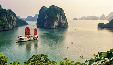 Indochina Junk Prince Cruise | Bai Tu Long Bay 2 days 1 night