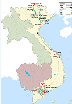 Todas as Viagens para o Vietnã