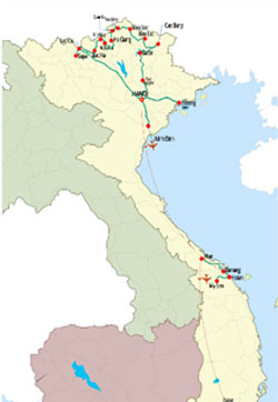 Viagens no Norte e Centro do Vietnã