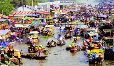 Marché flottant de Cai Rang - Le premier endroit à visiter à Can Tho !