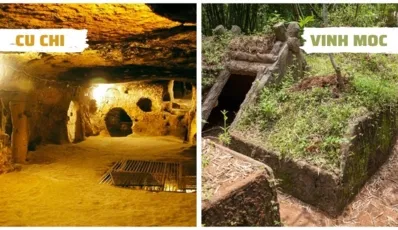Tunnels de Vinh Moc et tunnels de Cu Chi : deux célèbres vestiges historiques