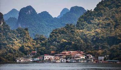 Village de Da Bia, Da Bac, Hoa Binh, Vietnam