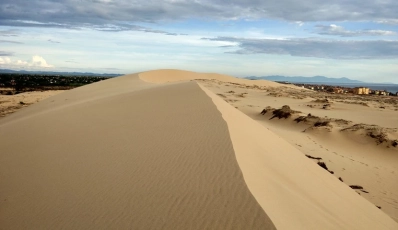 Dune di sabbia di Quang Phu della provincia di Quang Binh