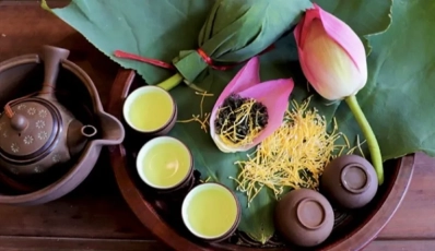 Thé au lotus du Vietnam: parfum d’une tradition poétique