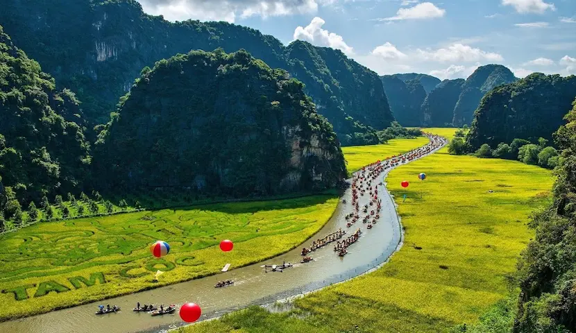 Tam Coc Bich Dong - point de vue poétique dans la province de Ninh Binh