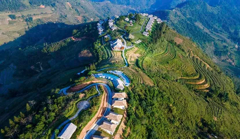 The beauty of a resort in the clouds in Sapa