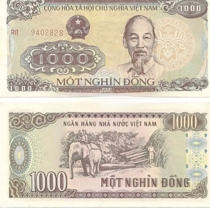 bancanote 1000 dong vietnam