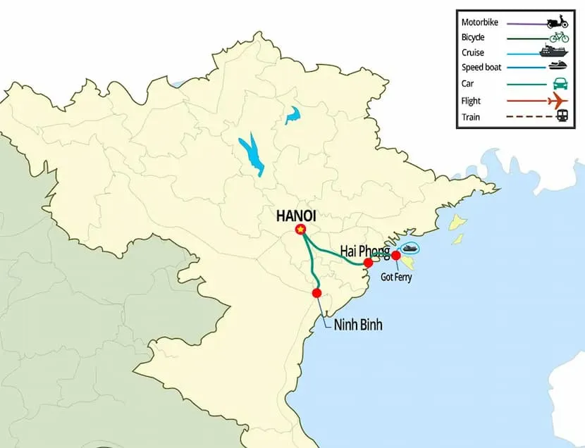  Itinéraire de 5 jours au nord du Vietnam