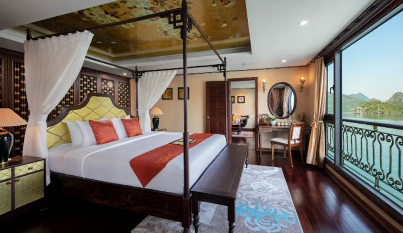 cabin in the indochine cruise halong