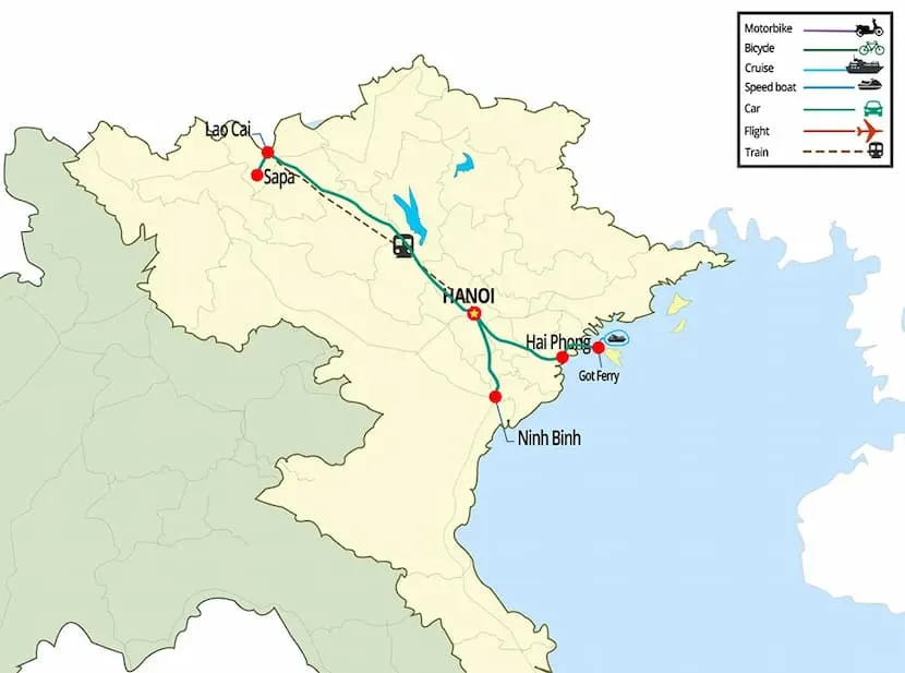 Itinéraire authentique au nord du Vietnam en 7 jours