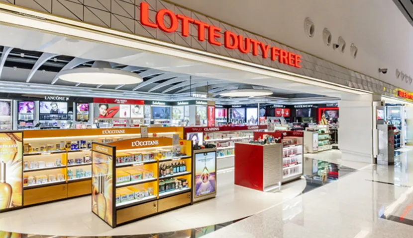 Negozio "Lotte Duty Free" all'aeroporto di Da Nang