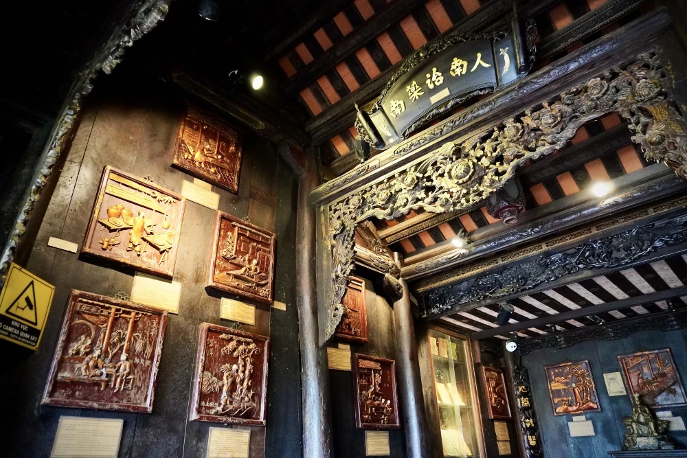 FITO museum with carved wooden beams