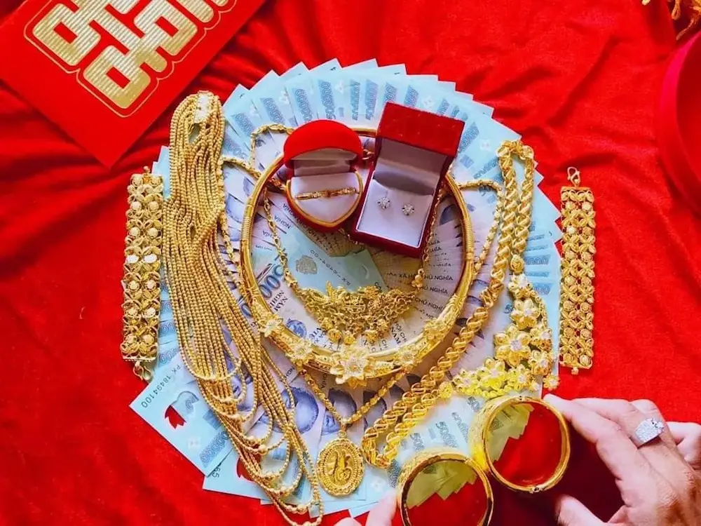 betrothal money in vietnamese wedding tradition