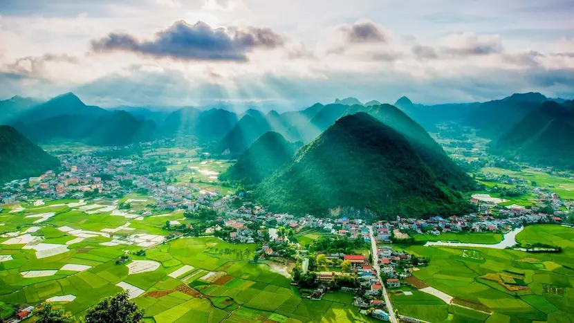 riziere bac son vietnam