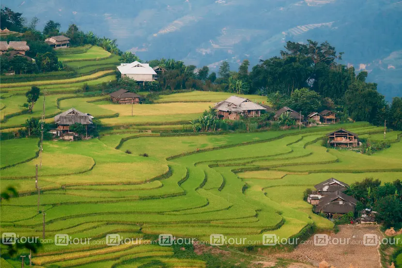 riziere vietnam ban phung ha giang