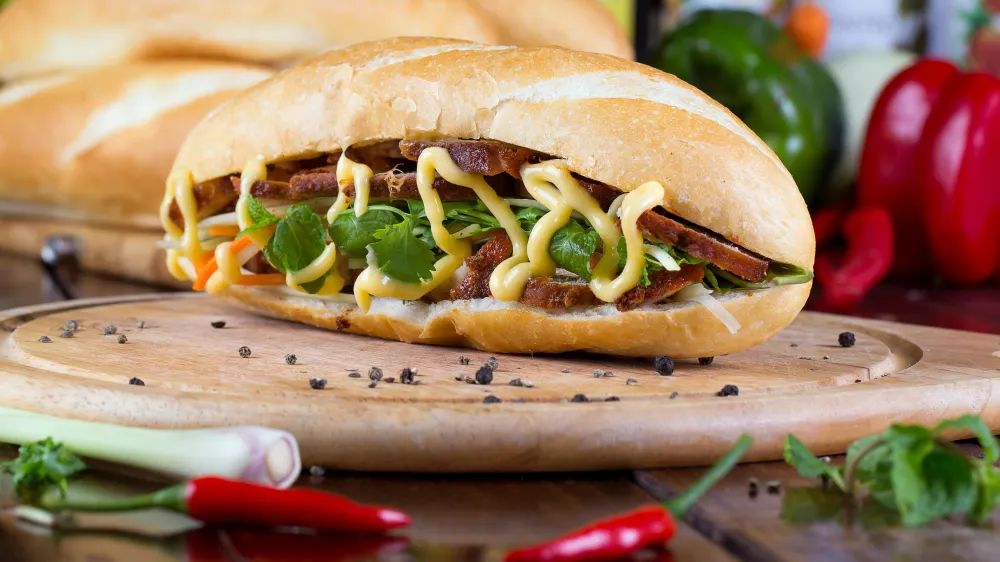 Banh Mi Saigon Vietnamese baguette street food