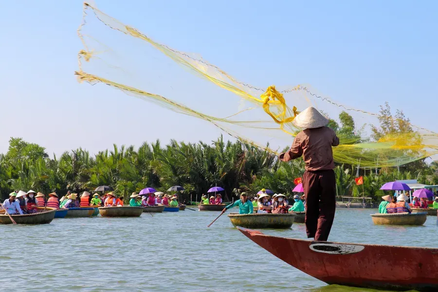 hoi an bateau panier