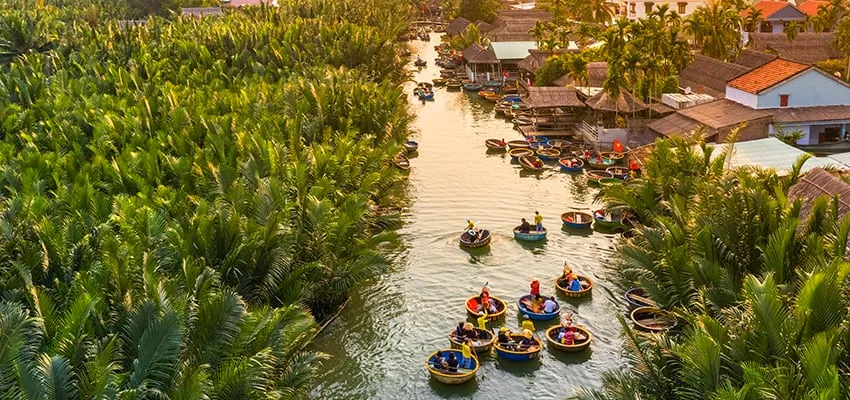 bateau panier hoi an