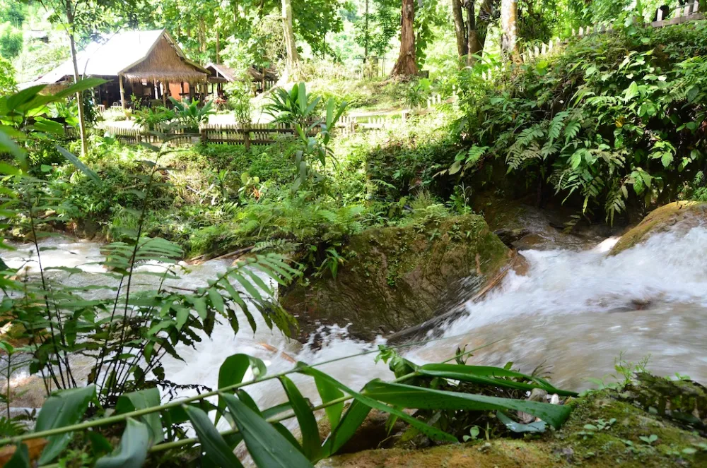 Paisaje de Tad Thong Falls