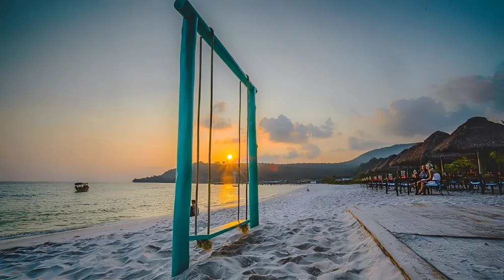 Admirer le coucher du soleil
