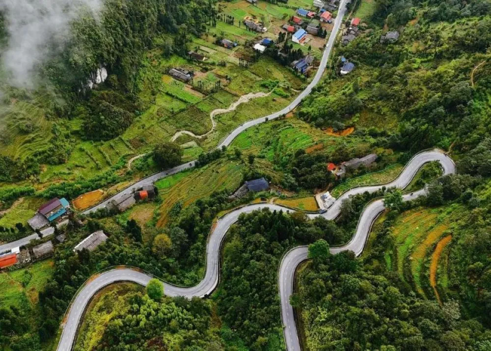 boucle de Ha Giang en décembre