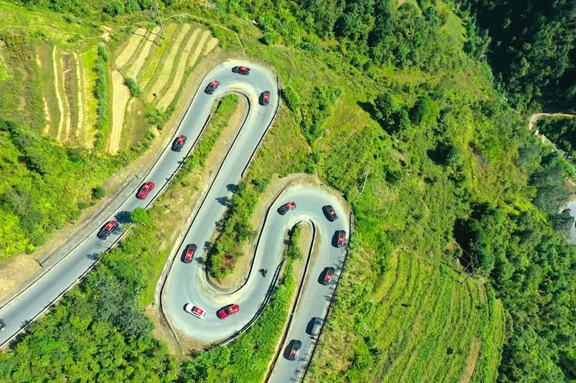 boucle ha giang en voiture