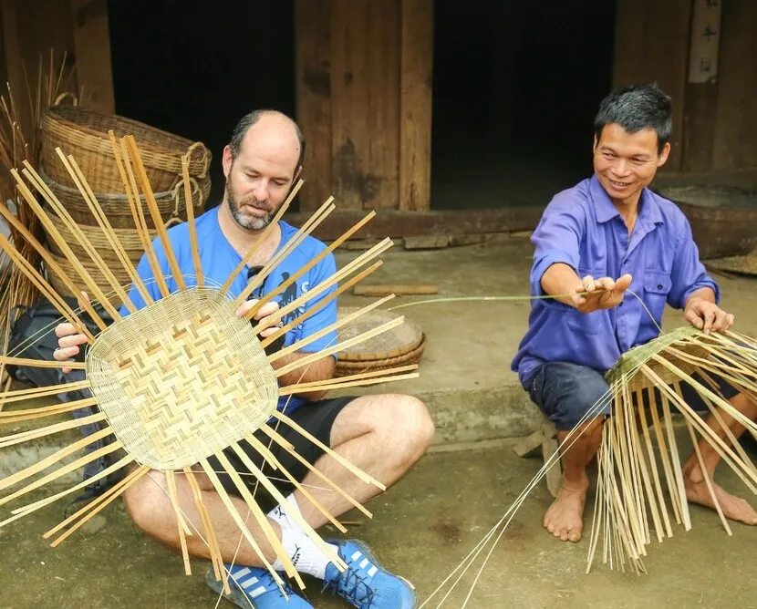 bamboo weaving north east vietnam