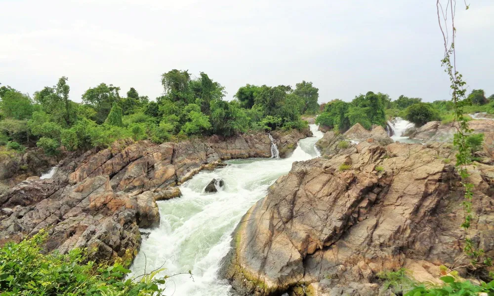 Li Phi Falls en Laos