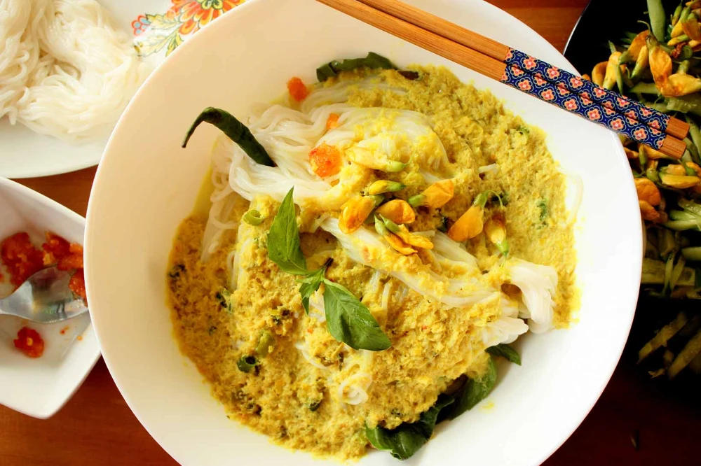 Num Banh Chok - le plat populaire de Siem Reap