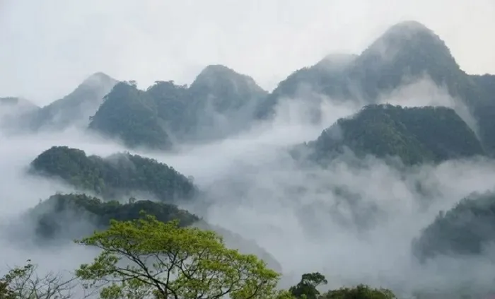 cuc phuong national park hike may bac peak