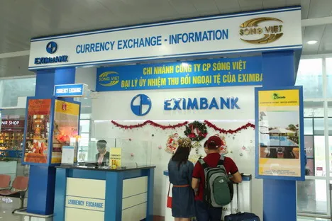Banco di cambio valuta - aeroporto di Tan Son Nhat