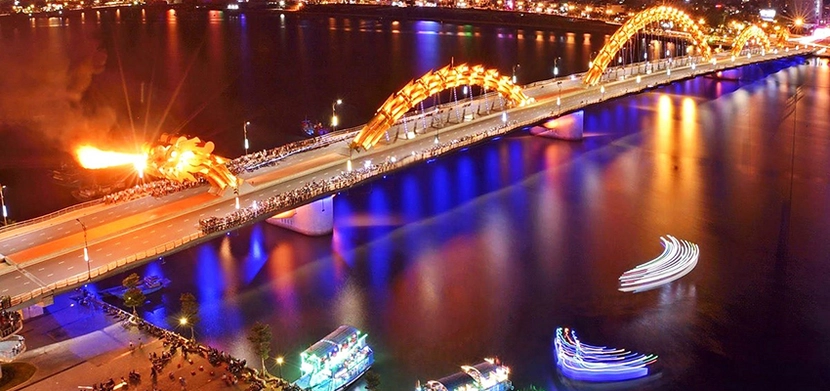 dragon bridge danang travel itinerary