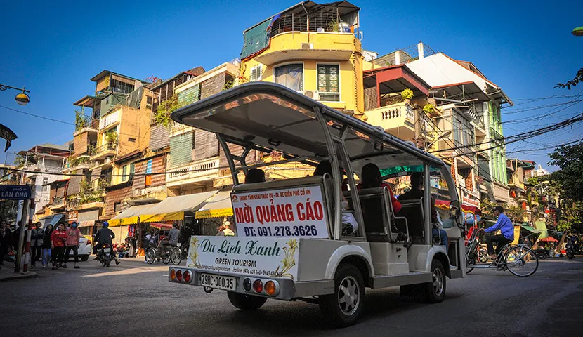 transportation in vietnam electric car in  hanoi vietnam