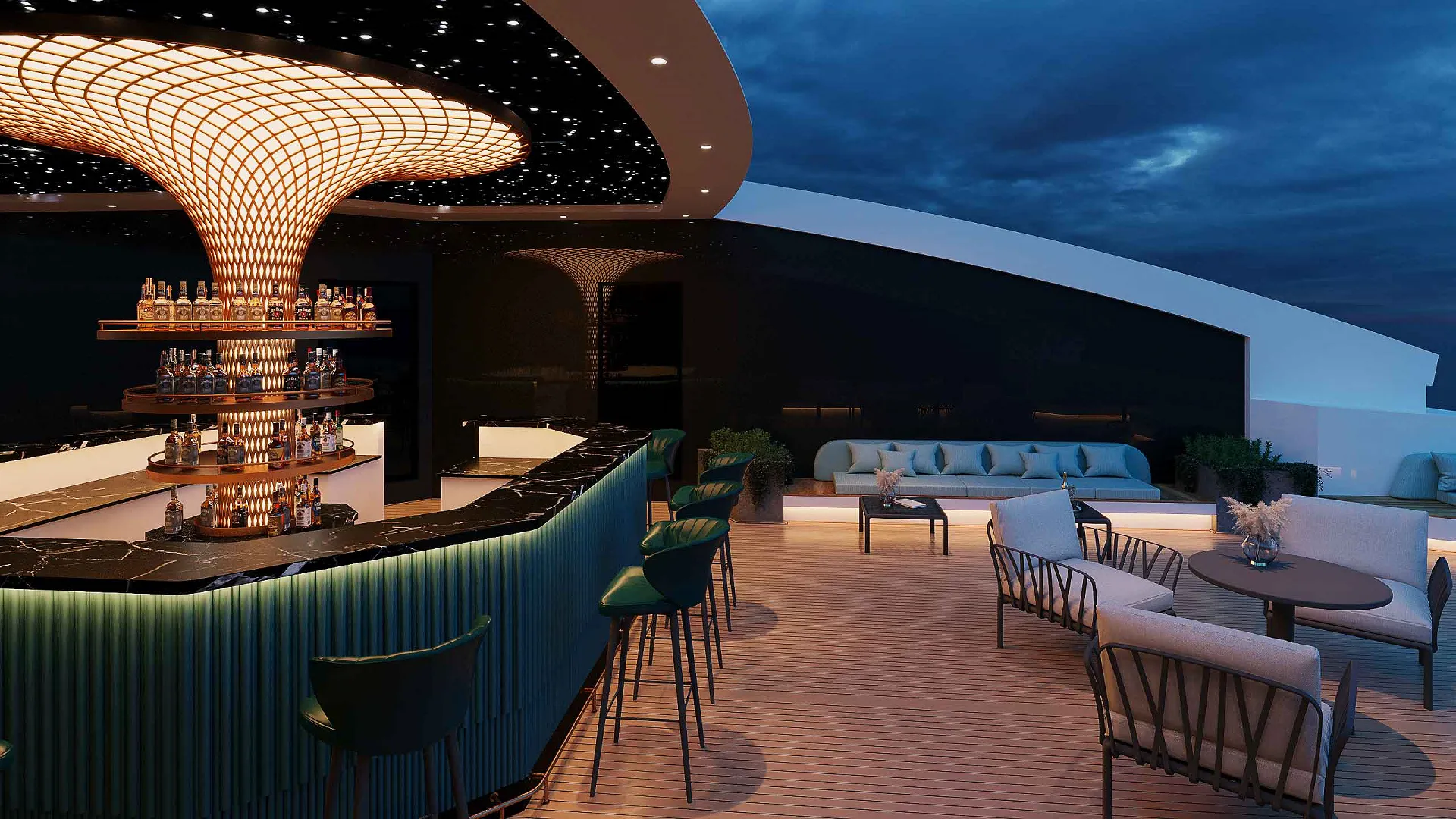 Essence Grand Cruise sky bar