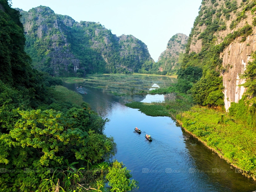 excursion en bateau à ninh binh