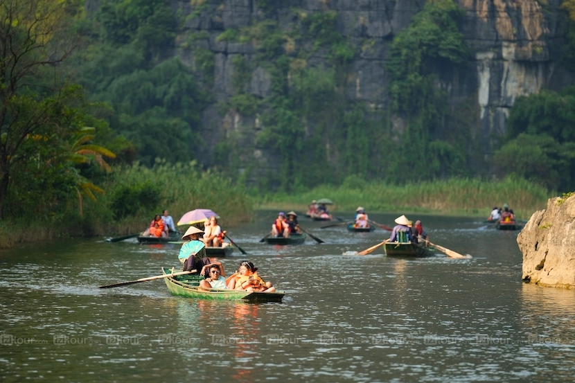 excursion en bateau à ninh binh