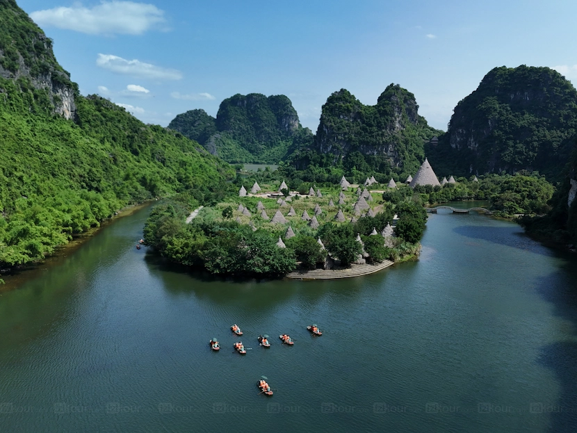 excursion en bateau à ninh binh