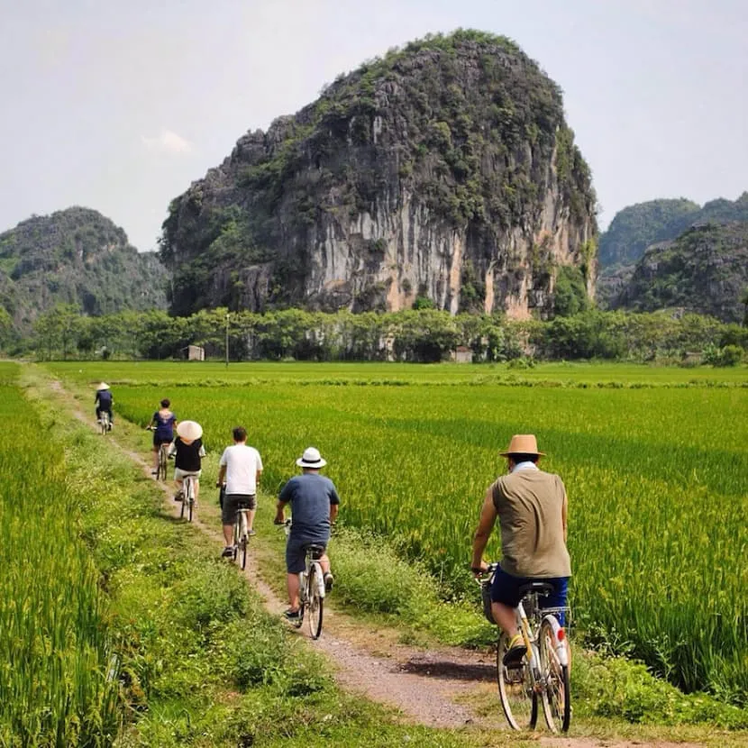 faire du velo a ninh binh