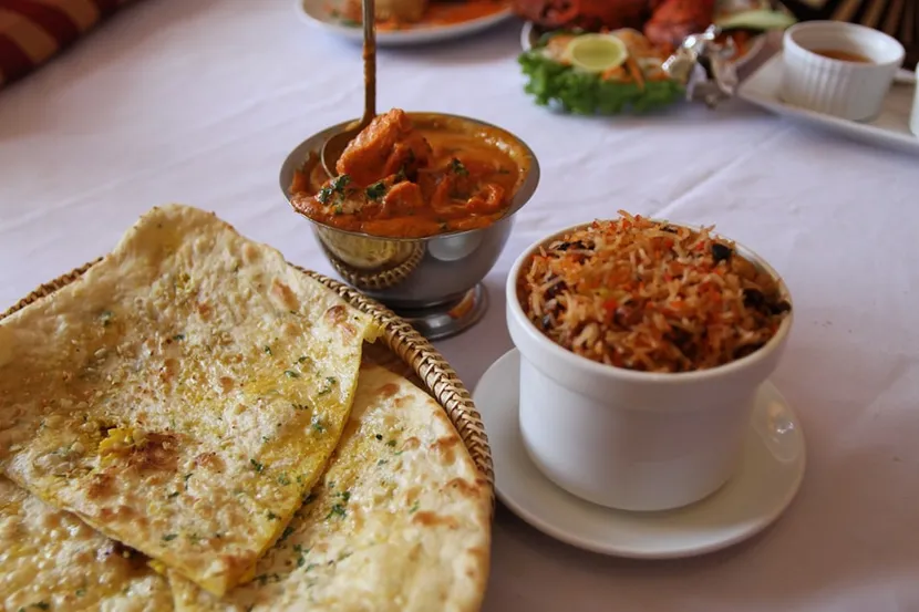 cuisine indienne au restaurant indien de danang