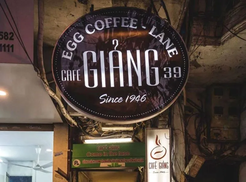 famous egg coffee hanoi