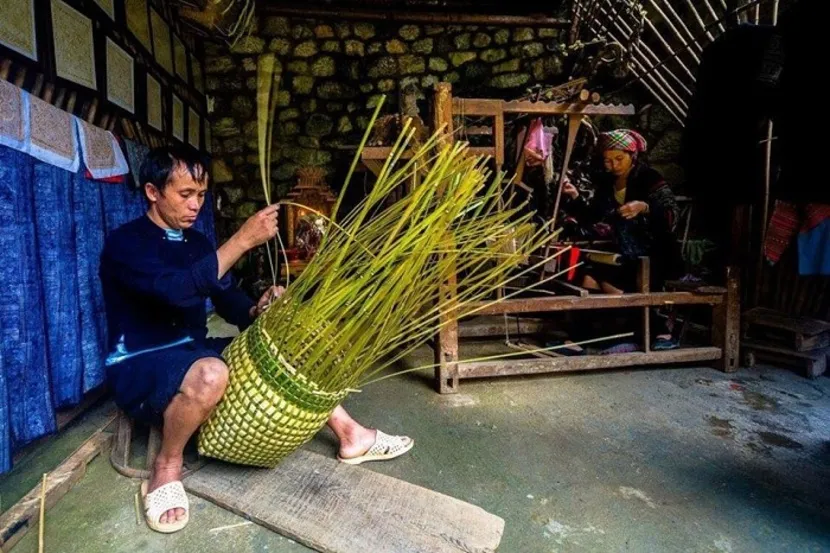 fare gli oggetti di bambu etnie sapa