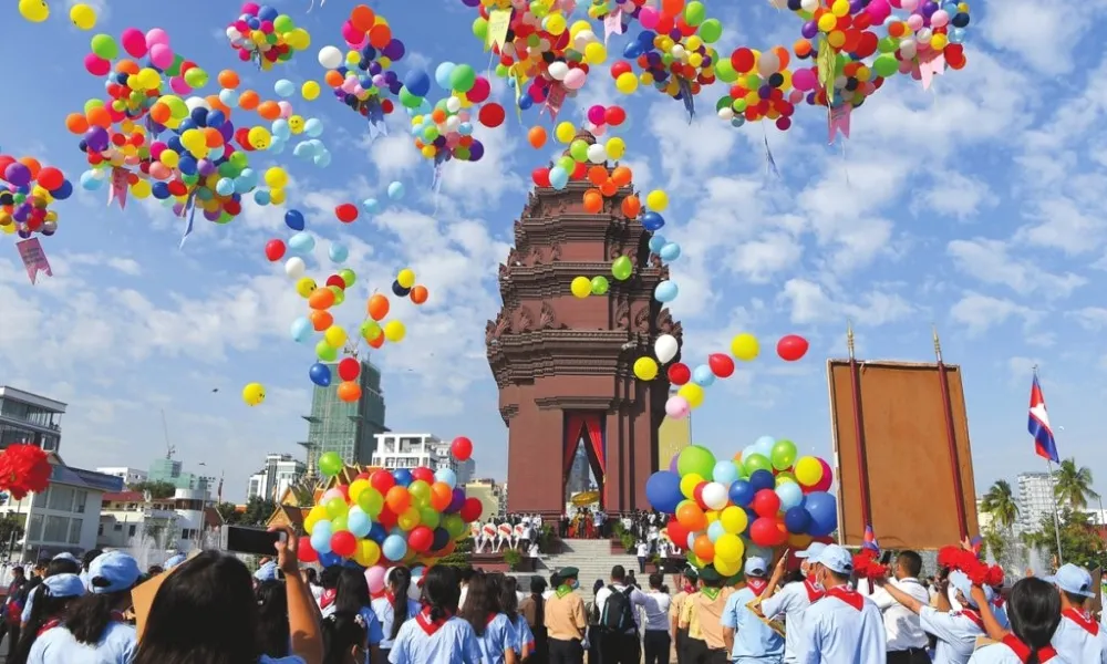Fête de l'indépendance au Cambodge