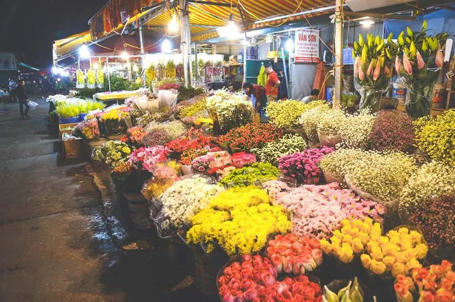 vietnamese markets flower markets