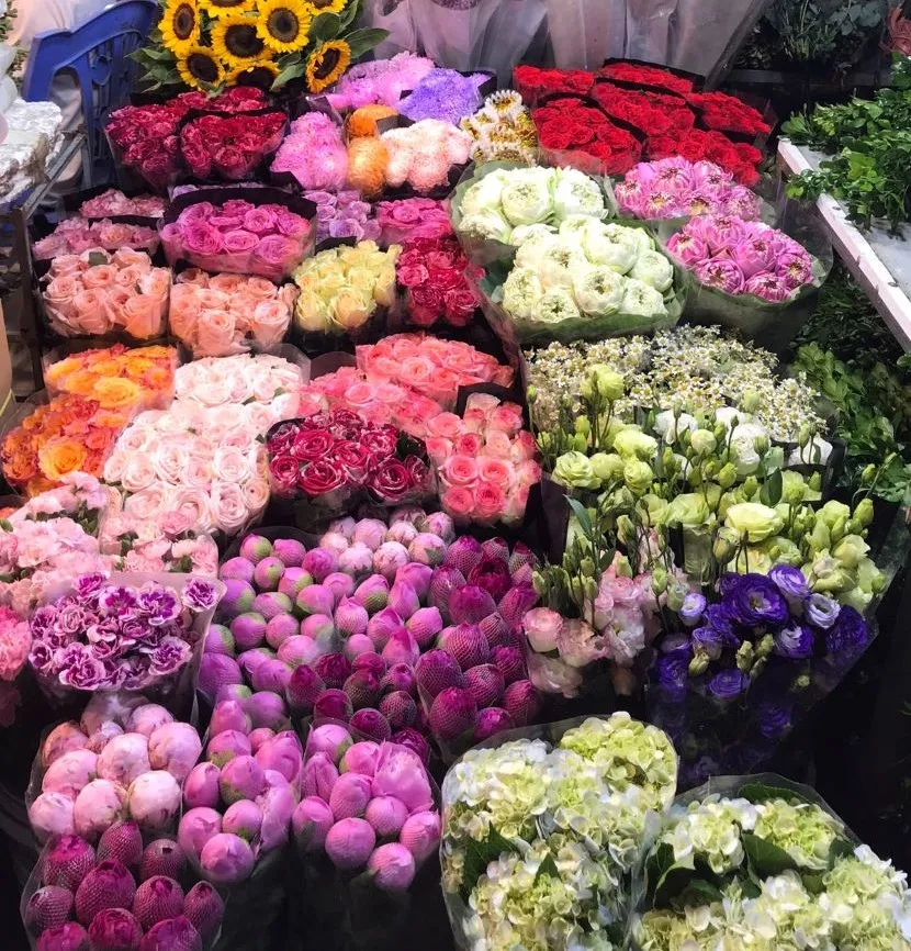flower market quang ba