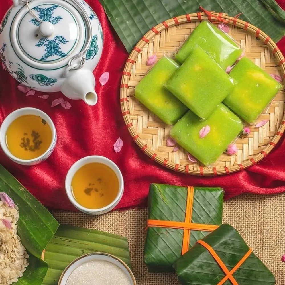 Bánh cốm – una especialidad de Hanói