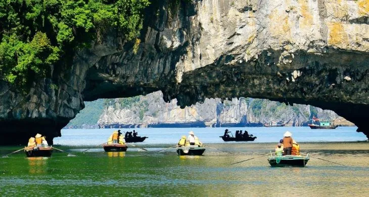 halong bay cave north vietnam