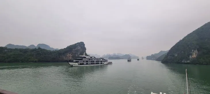 halong bay in march weather foggy