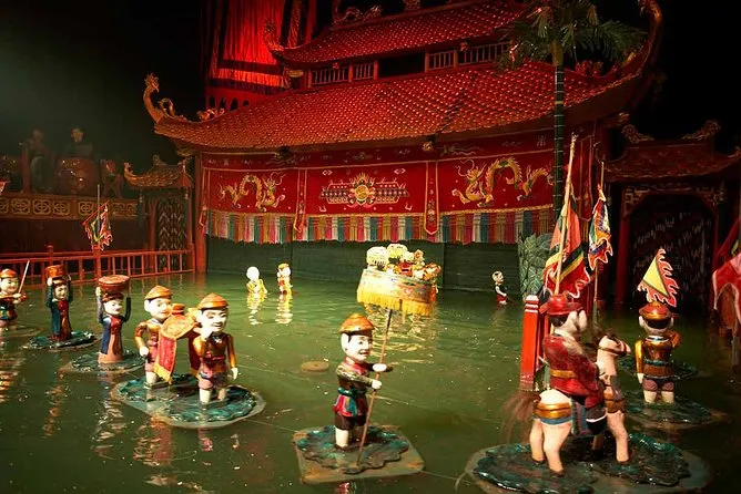 hanoi in may water puppet show