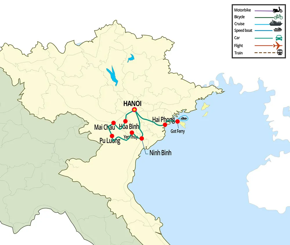 visite 7 jours nord du vietnam