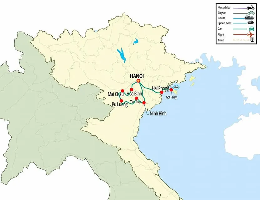 Itinéraire au nord du Vietnam en 10 jours